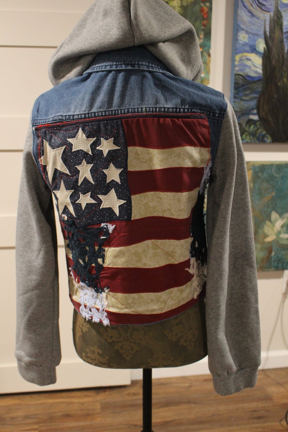 American Flag denim - sold