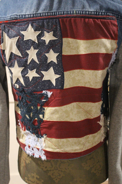 American Flag denim - sold