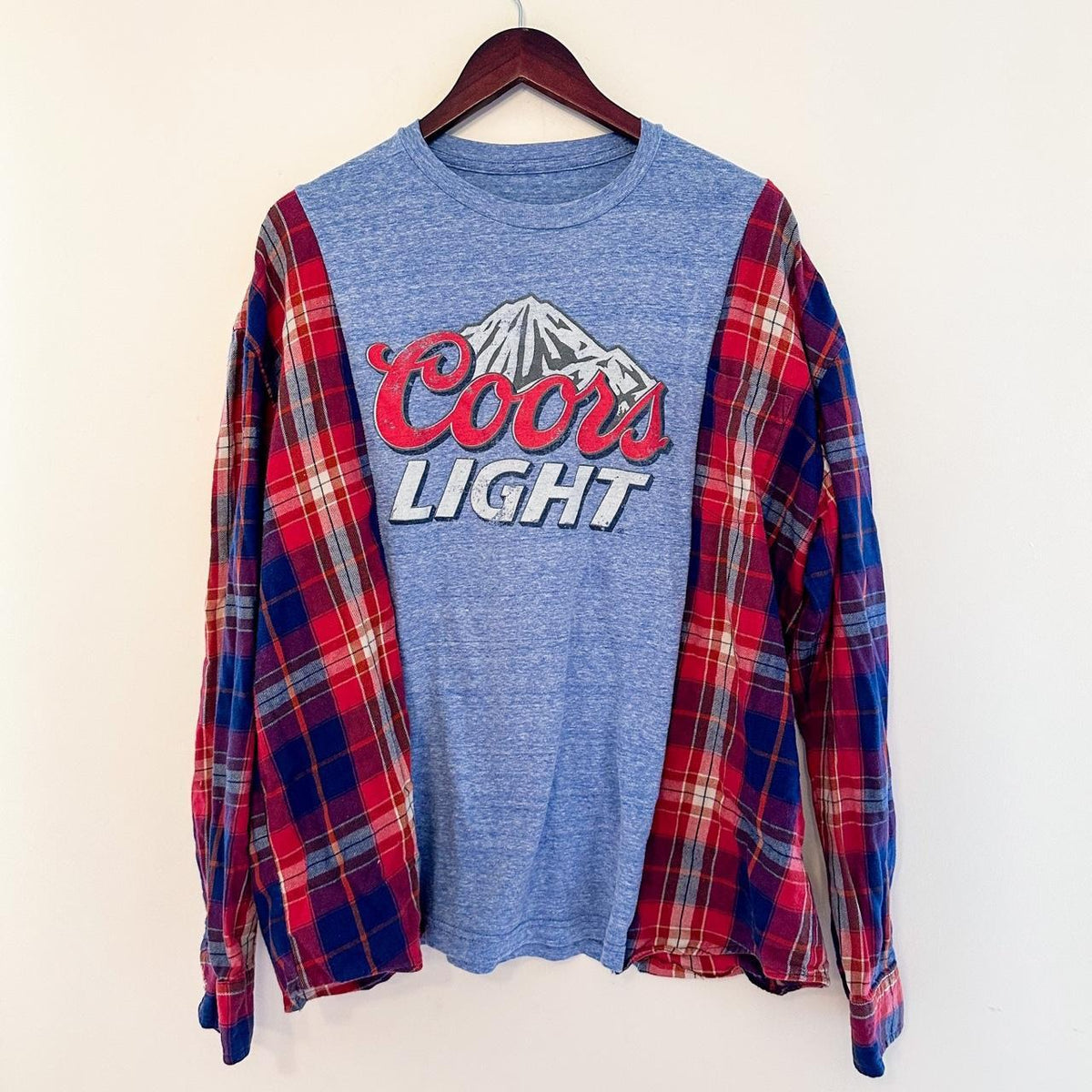 Coors Light Flannel Rework Tee - Unisex
