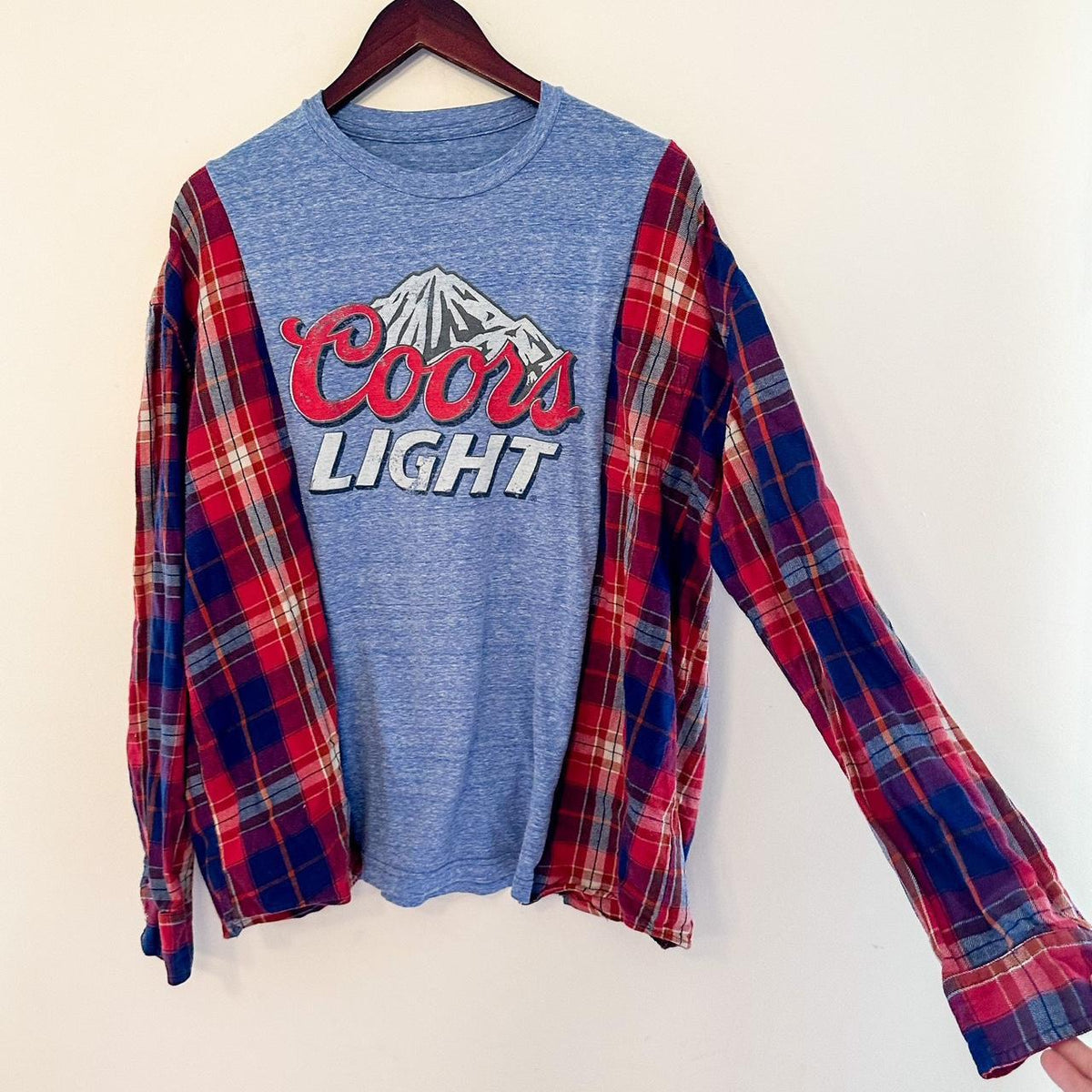 Coors Light Flannel Rework Tee - Unisex