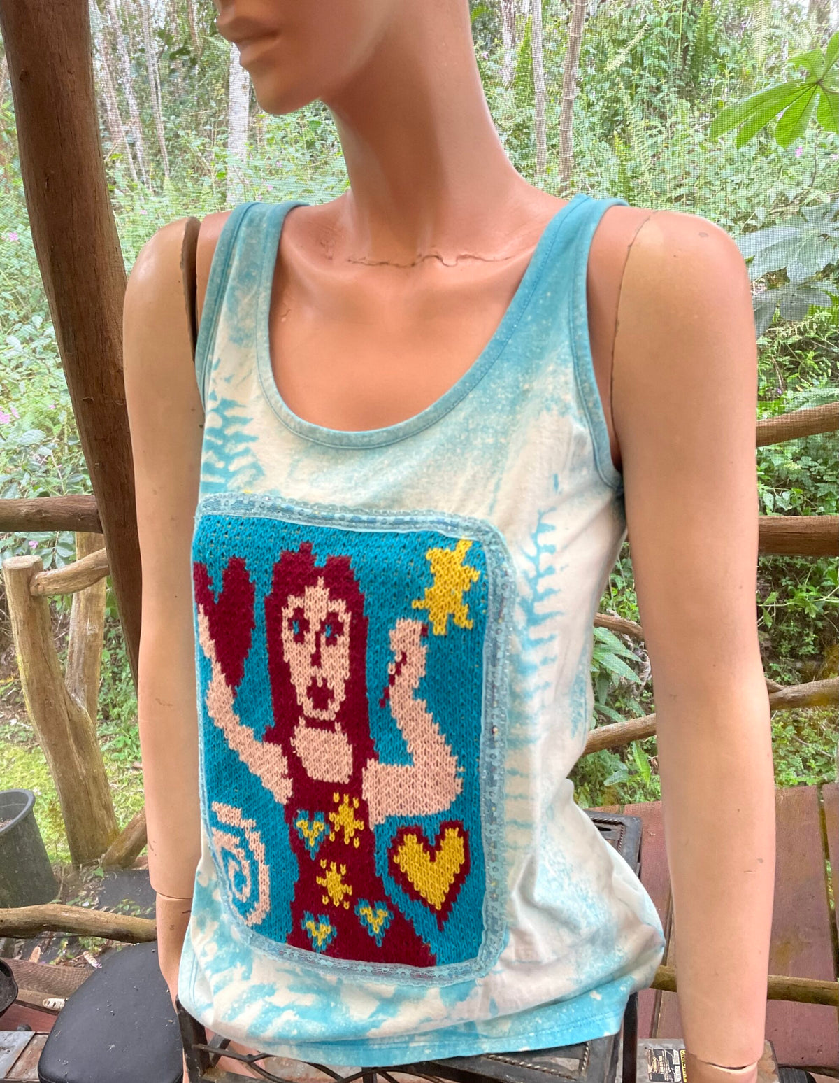 Magical fairy on cotton tank