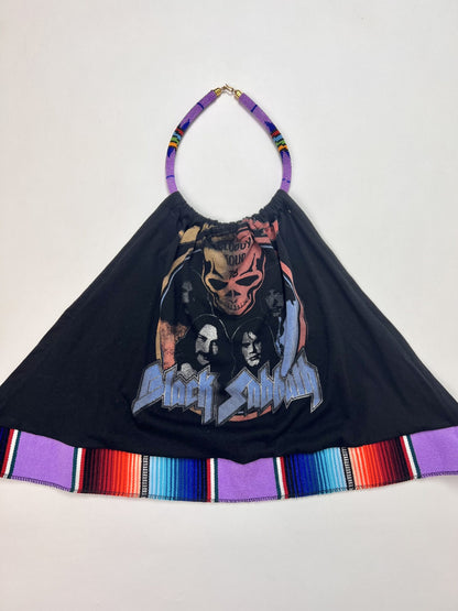 The Black Sabbath Halter Crop Top