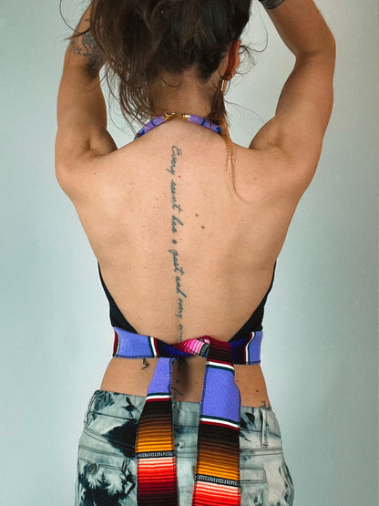 The Black Sabbath Halter Crop Top
