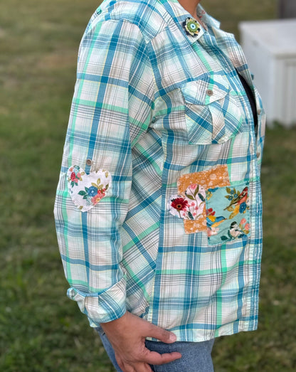 Our Lord Provides Plaid Longsleeve Shirt