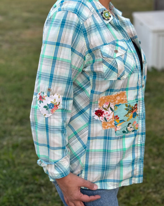 Our Lord Provides Plaid Longsleeve Shirt
