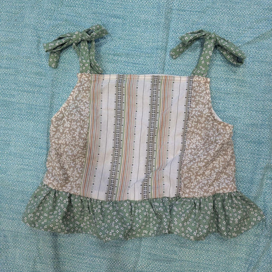 Boho Stripes Square Neck Top by BeedyMakes, photo 2