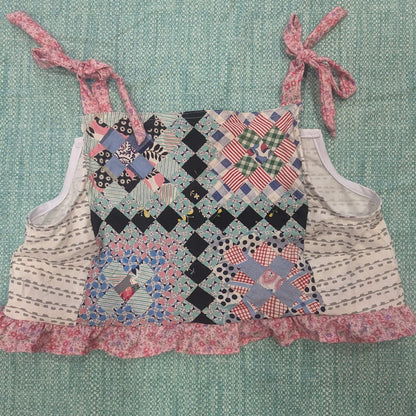 Patchwork Quilt Panel Square Neck Top by BeedyMakes, photo 2
