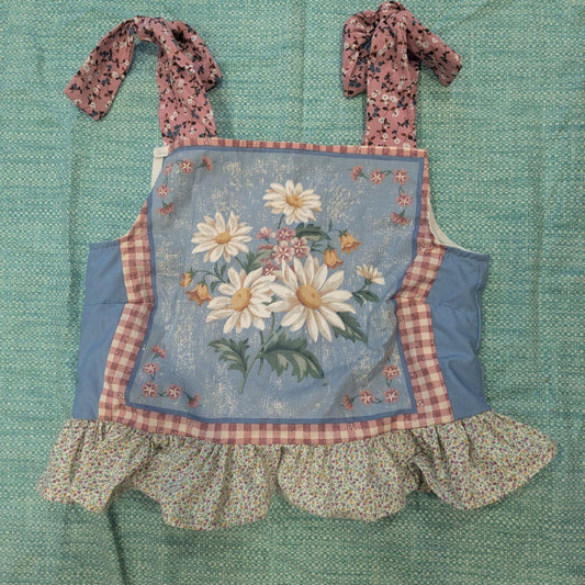 Daisy Print Cotton Square Neck Top by BeedyMakes, photo 2