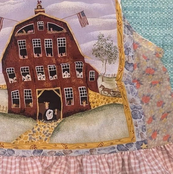 Busy Barn Cottagecore Tie Shoulder Square Neck Top by BeedyMakes, photo 3