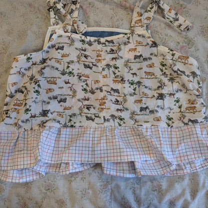 Noah's Ark Square Neck Top by BeedyMakes, photo 3