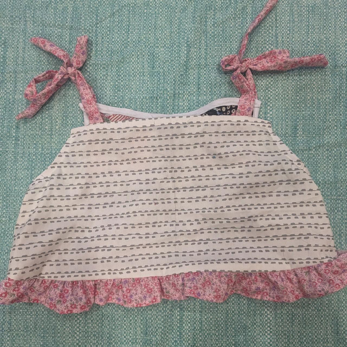Patchwork Quilt Panel Square Neck Top by BeedyMakes, photo 3
