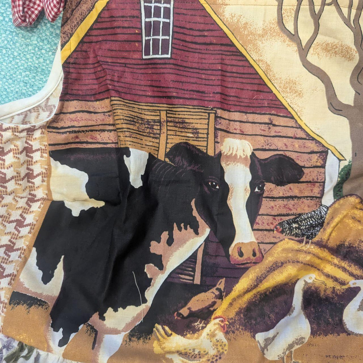 Cow Barn Square Neck Top by BeedyMakes, photo 3