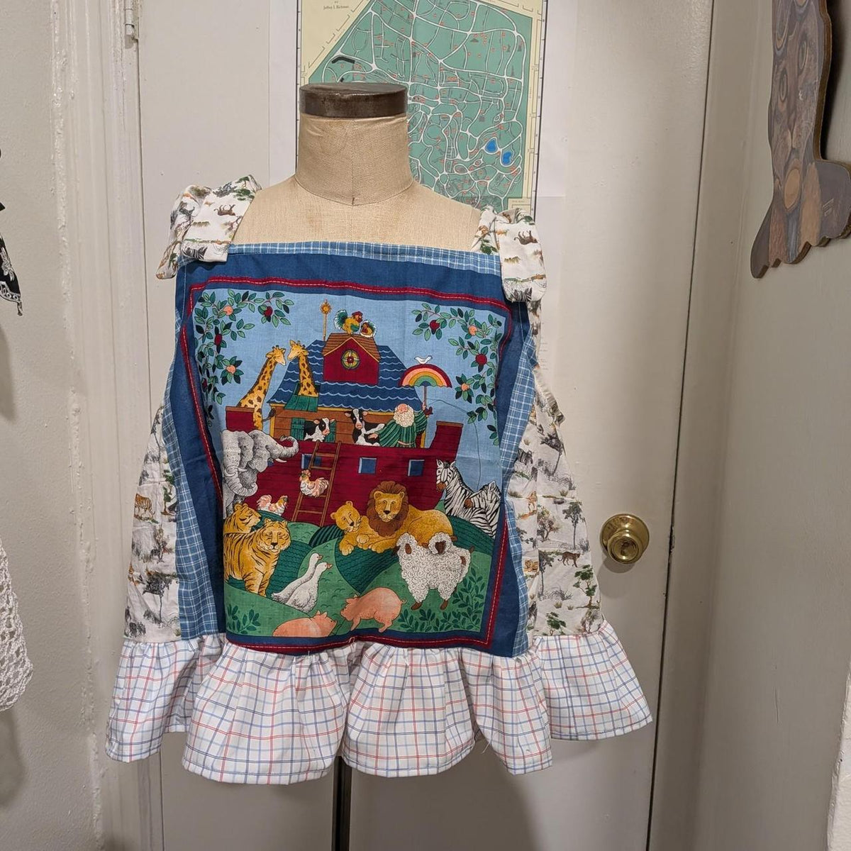 Noah's Ark Square Neck Top by BeedyMakes