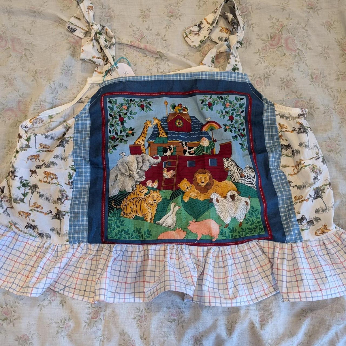 Noah's Ark Square Neck Top by BeedyMakes, photo 4