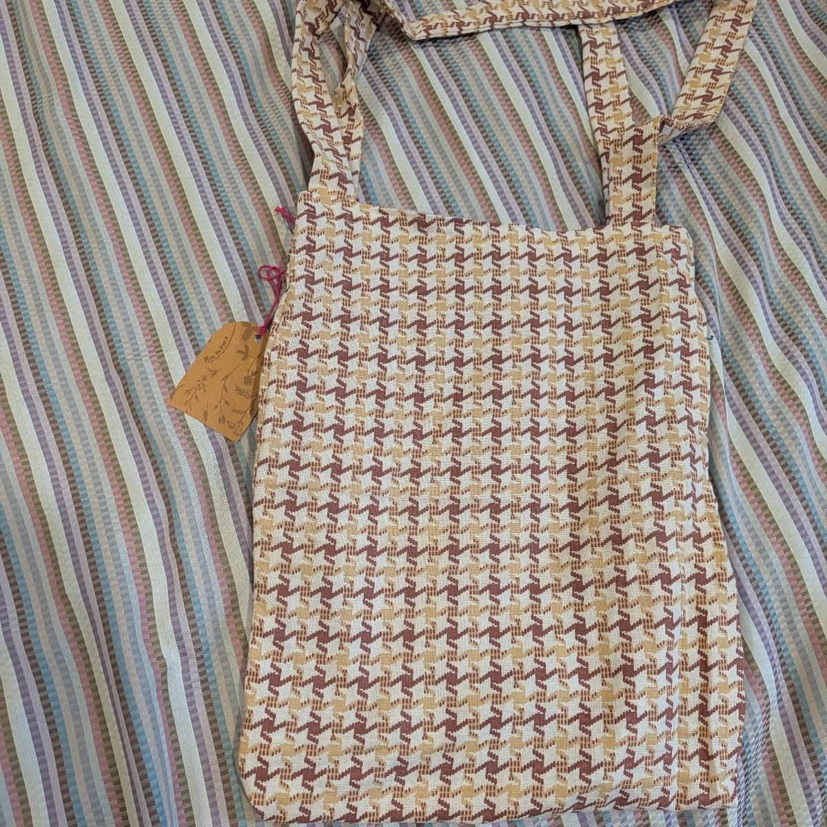 Cutesy Squirrel Upcycled Ruffle Tote Bag by BeedyMakes, photo 2