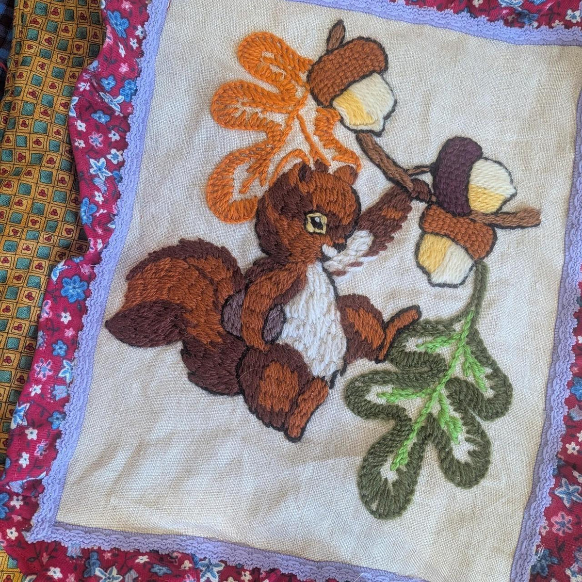 Groovy Squirrel Checkered Tote Bag by BeedyMakes, photo 2