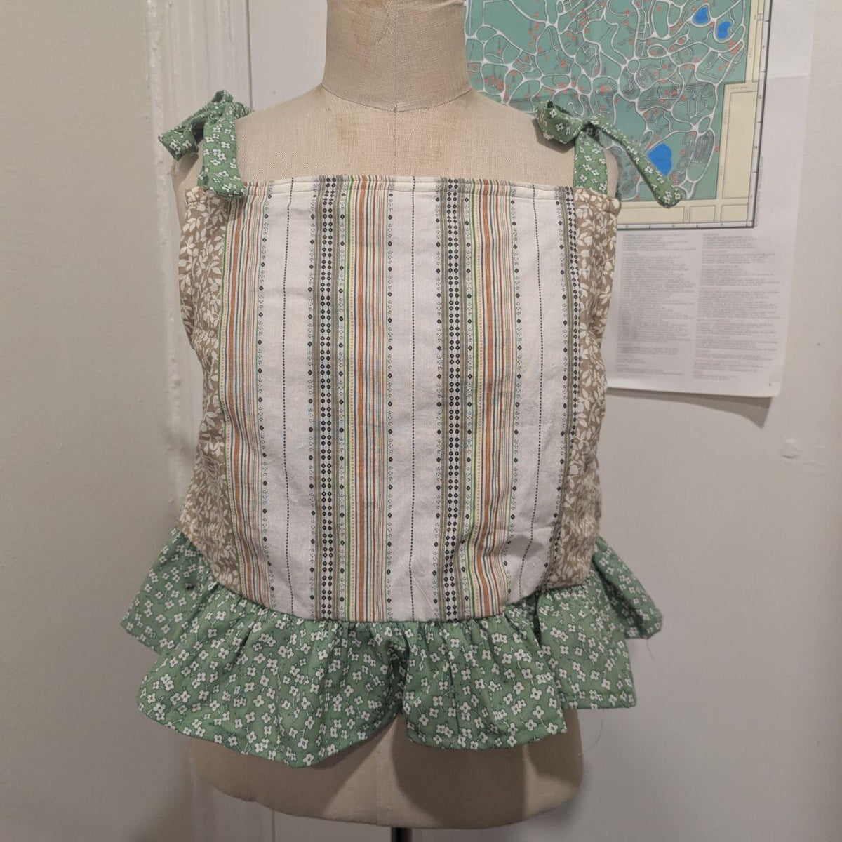 Boho Stripes Square Neck Top by BeedyMakes