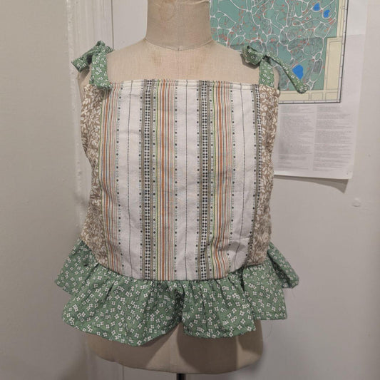 Boho Stripes Square Neck Top by BeedyMakes