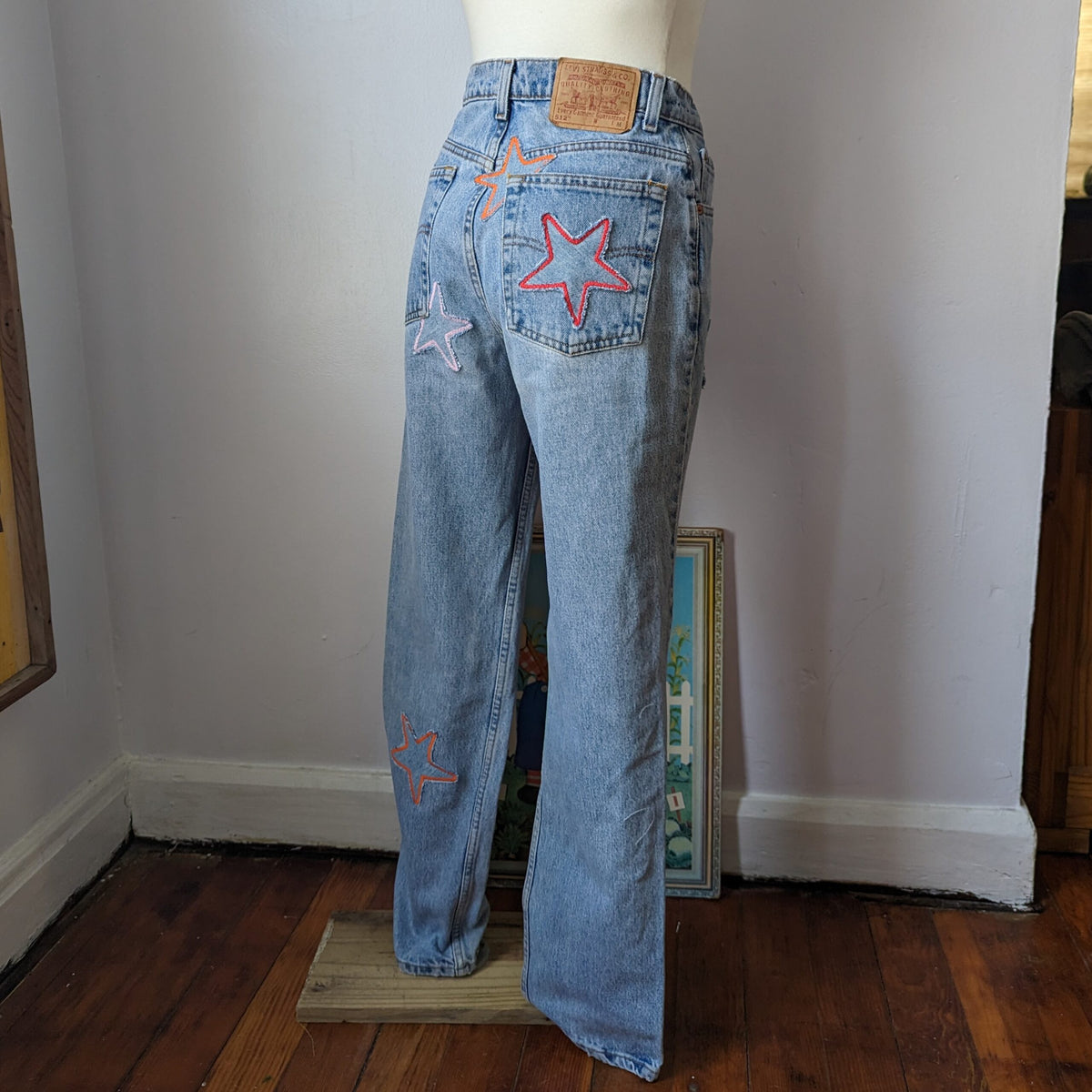Patchwork Star Jeans by Sensible Slacks