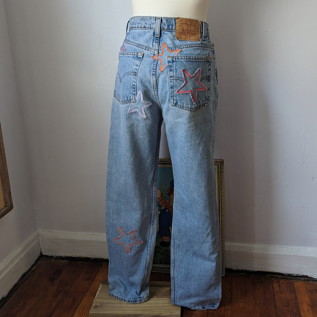 Patchwork Star Jeans by Sensible Slacks