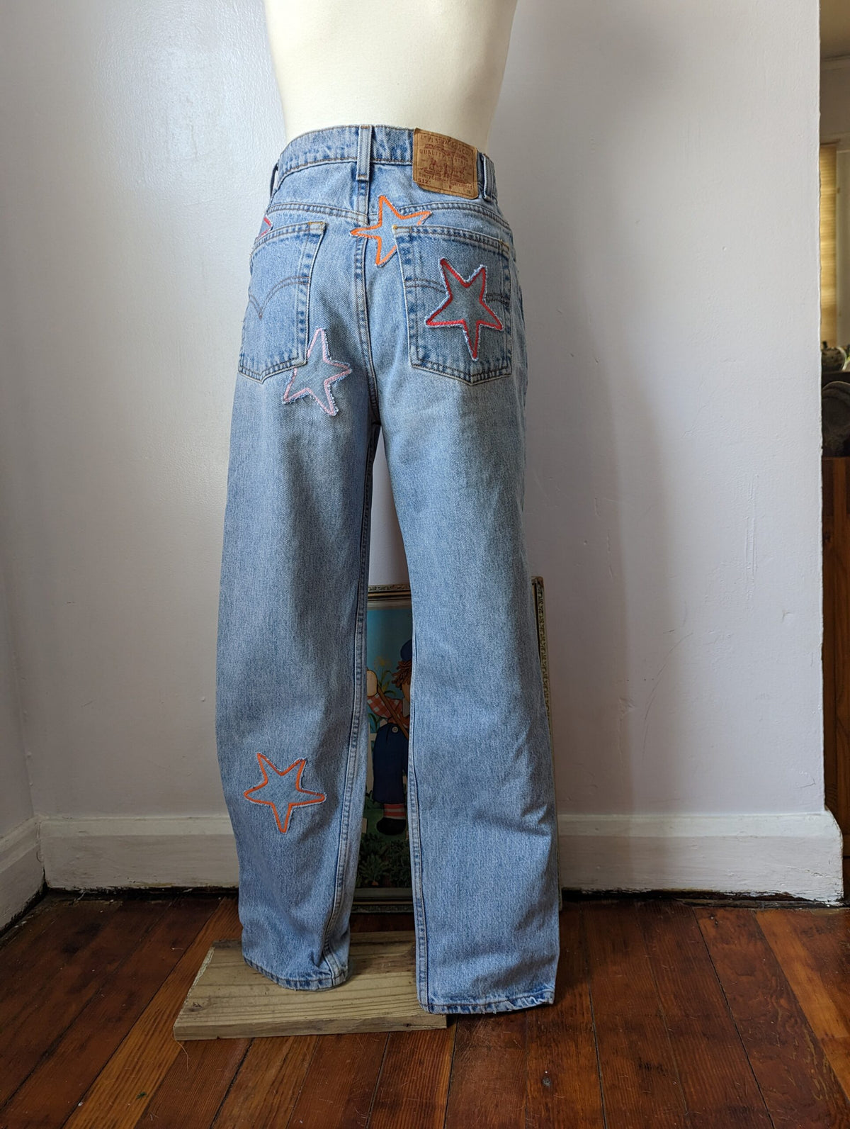 Patchwork Star Jeans by Sensible Slacks