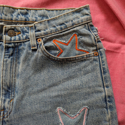 Patchwork Star Jeans by Sensible Slacks