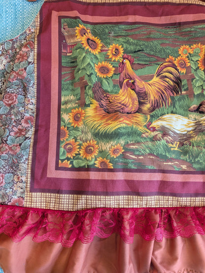 Chickens Square Neck Top by BeedyMakes, photo 3