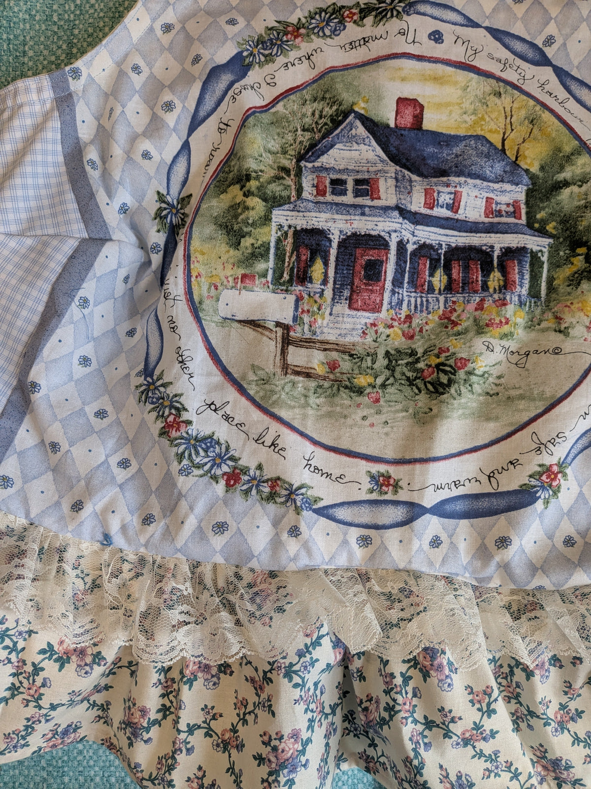 Victorian House Quilt Square Neck Top by BeedyMakes, photo 3
