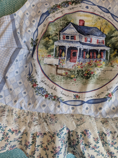 Victorian House Quilt Square Neck Top by BeedyMakes, photo 3
