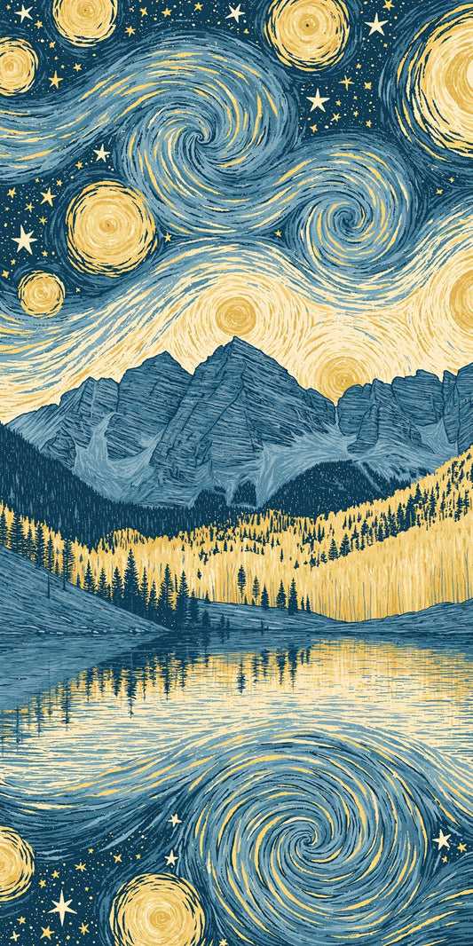 She's Choosing Colorado Earrings | Maroon Bells Star-swirled Night | SC6B19