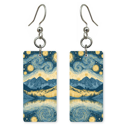 She's Choosing Colorado Earrings | Maroon Bells Star-swirled Night | SC6B19