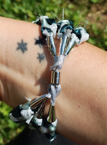 Slytherin Three-Braid Bracelet