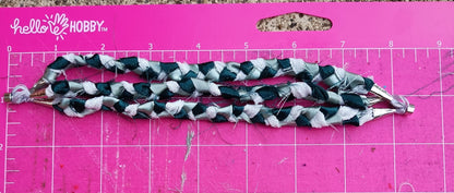 Slytherin Three-Braid Bracelet