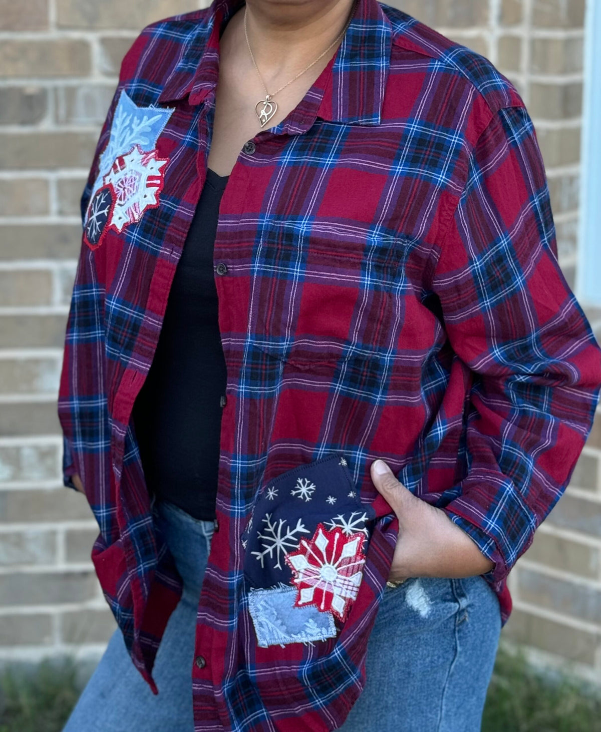 Snow Much Magic! Holiday Winter Flannel Longsleeve Shirt