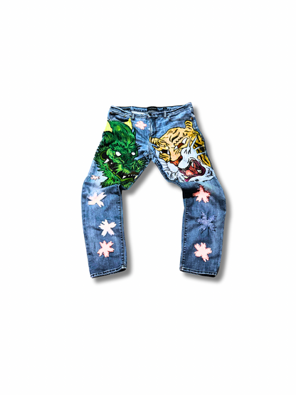 Dragon vs tiger denim