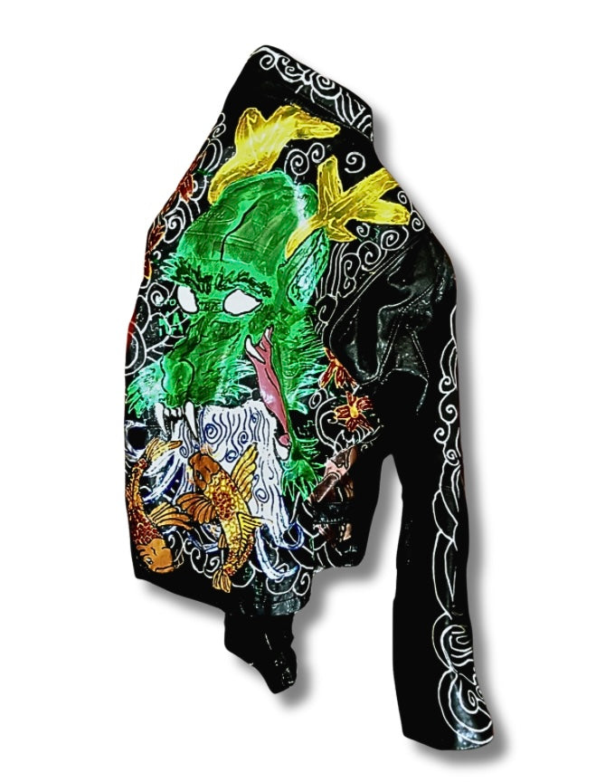 Krazy dragon biker jacket