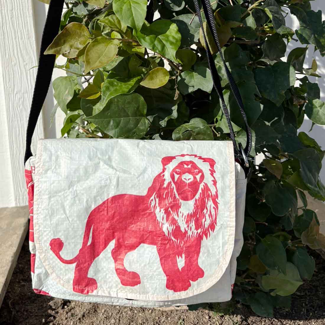 Recycled Cement Small Messenger Bag by Malia Designs, photo 16