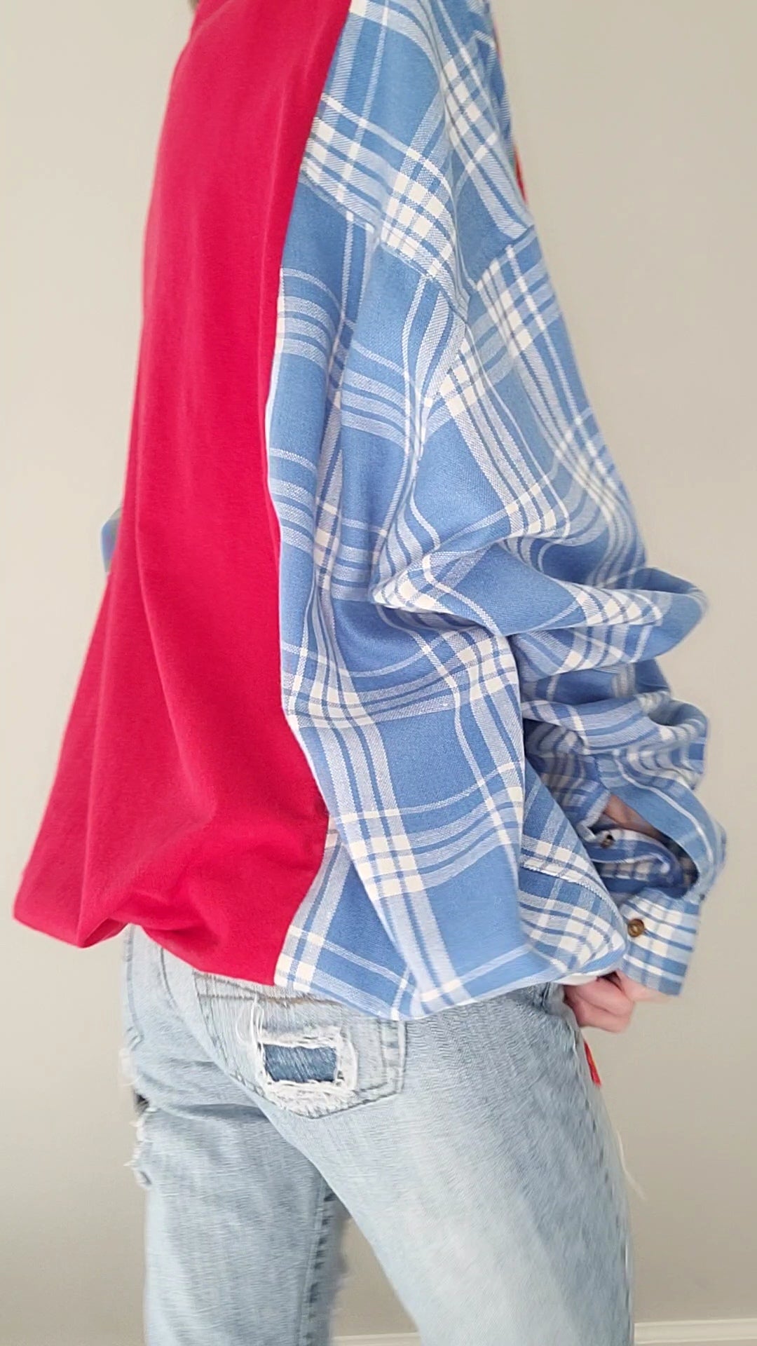 Cat in the Hat Plaid Longsleeve Shirt