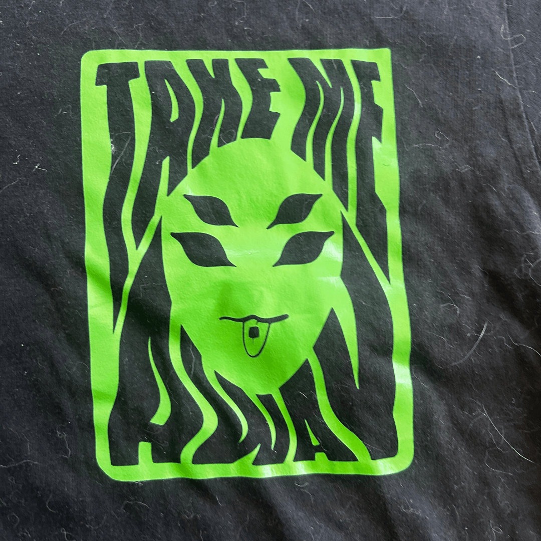 Alien Graphic Tee – Handmade Funky Boho Streetwear