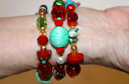 Brunch date in the Southwest Multi-Layer Wrap Bracelet