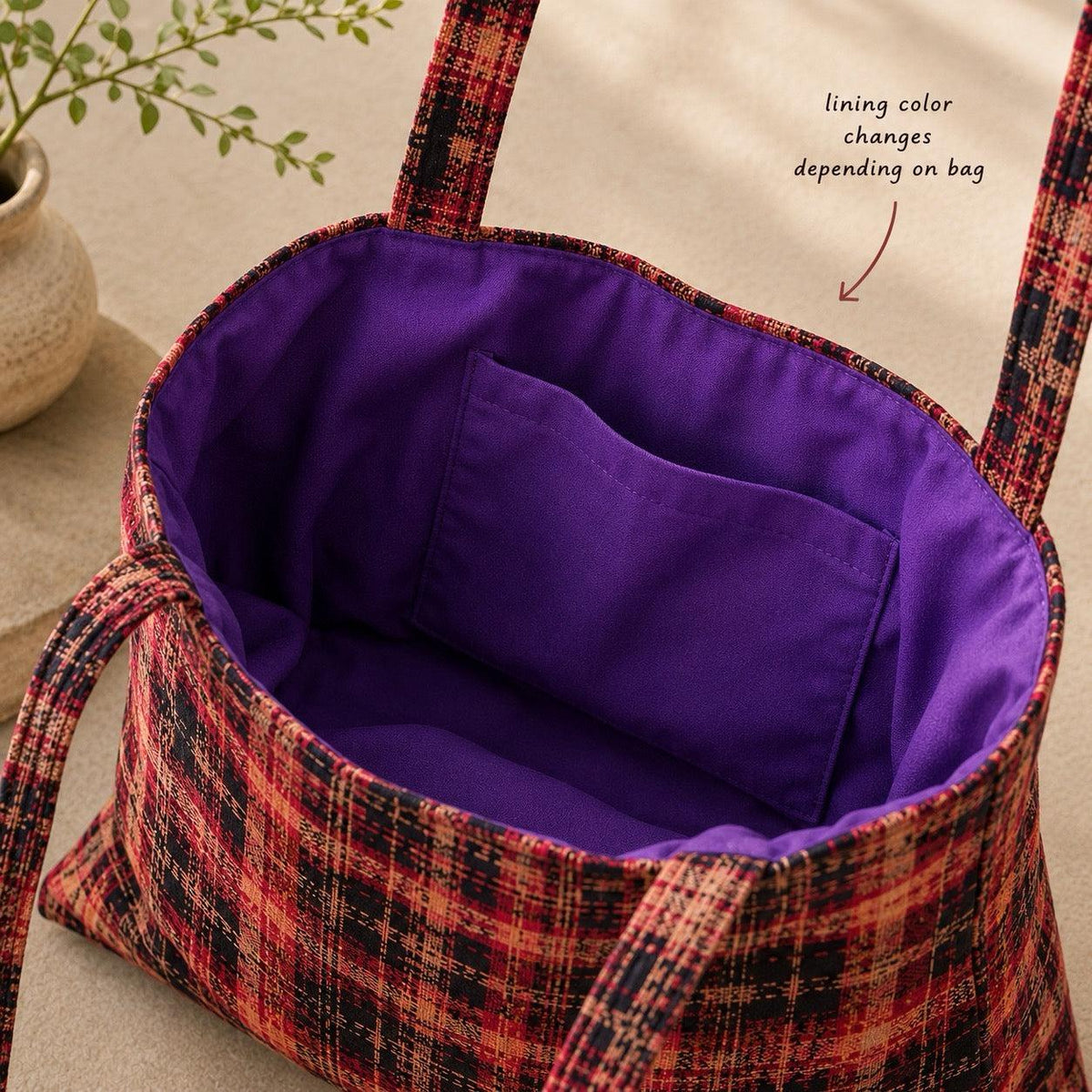 Upcycled Mayan Corte Tote Bag | Handmade Fair Trade Market Bag - Guatemala