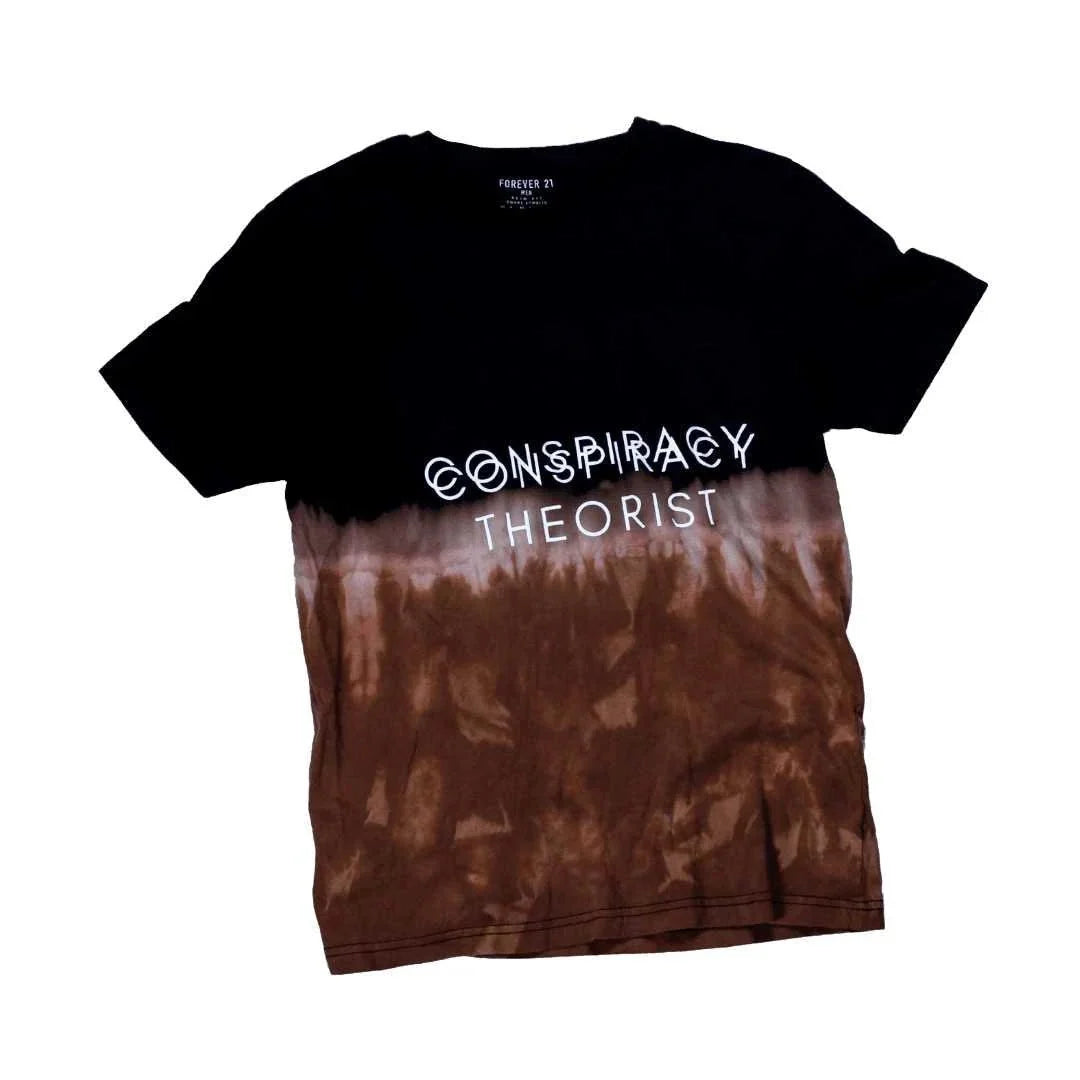 Question Everything Bleach Dyed Tee by The Modern Alien, photo 3