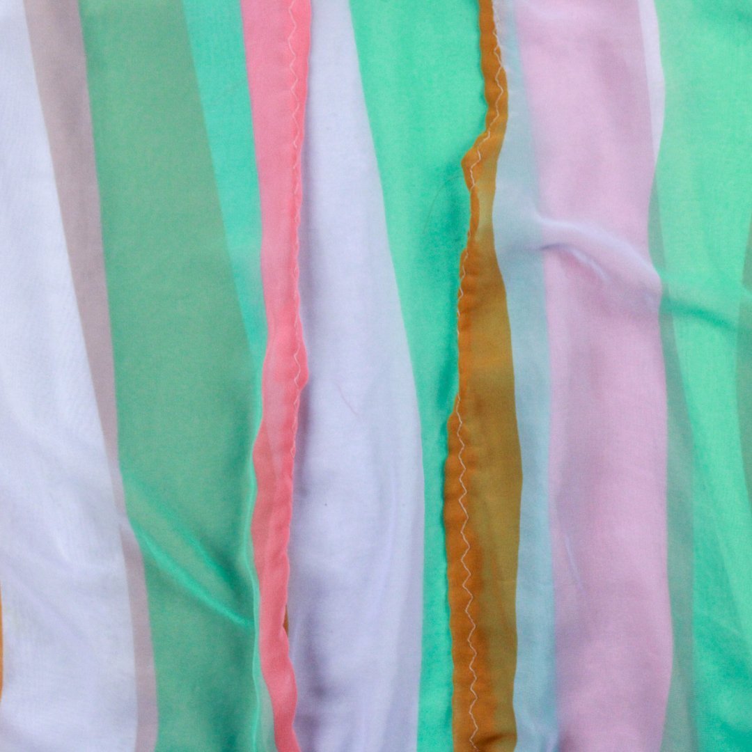 Fringe Frequency Striped Kimono by The Modern Alien, photo 9