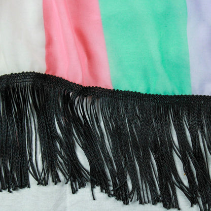 Fringe Frequency Striped Kimono by The Modern Alien, photo 8