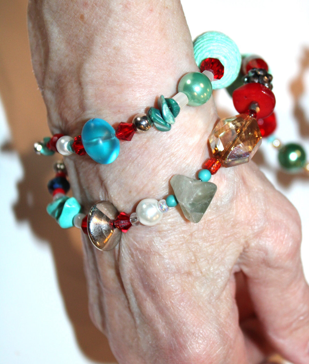Brunch date in the Southwest Multi-Layer Wrap Bracelet