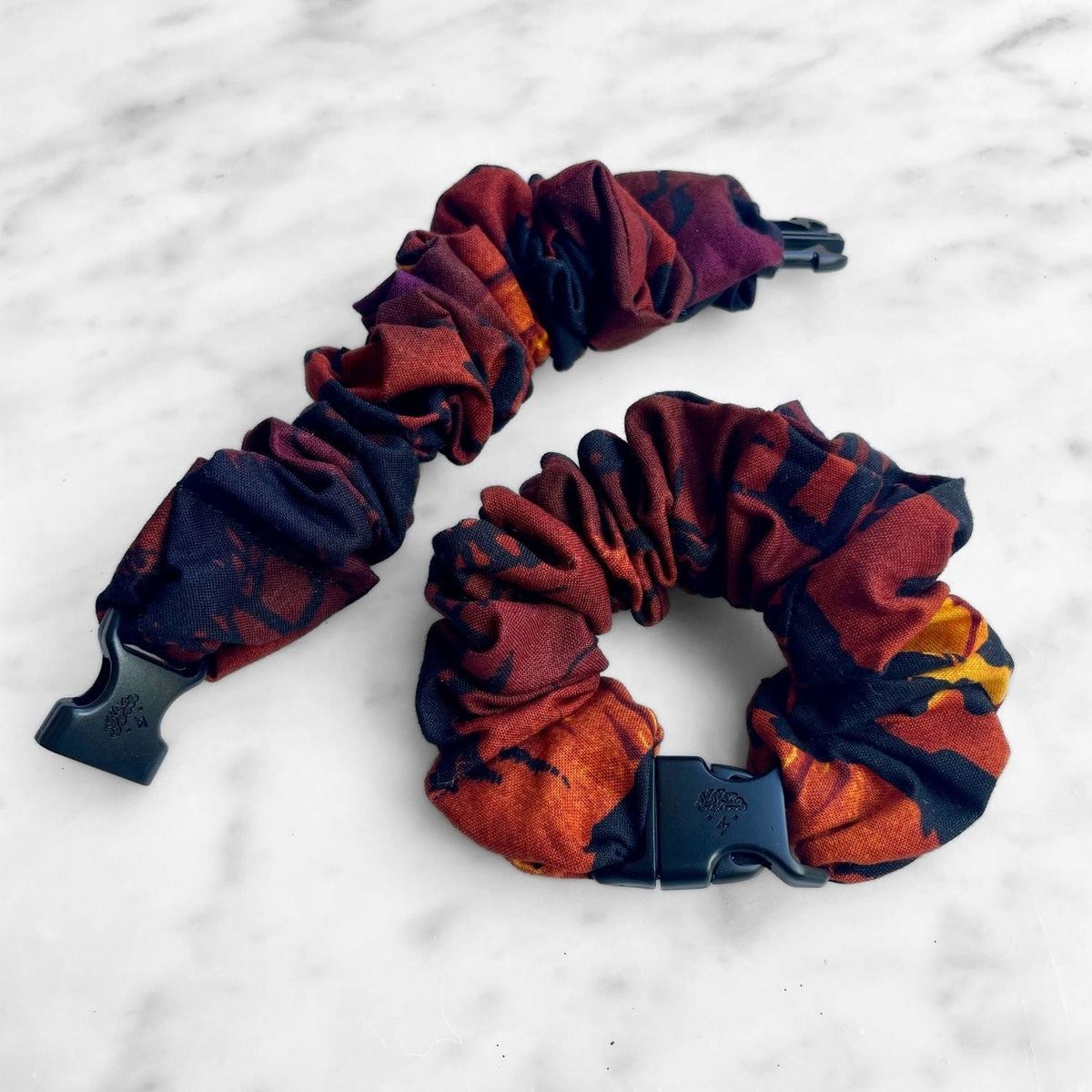 Cowboy Sunset Buckle Scrunchie - No Snagging, No Tangles