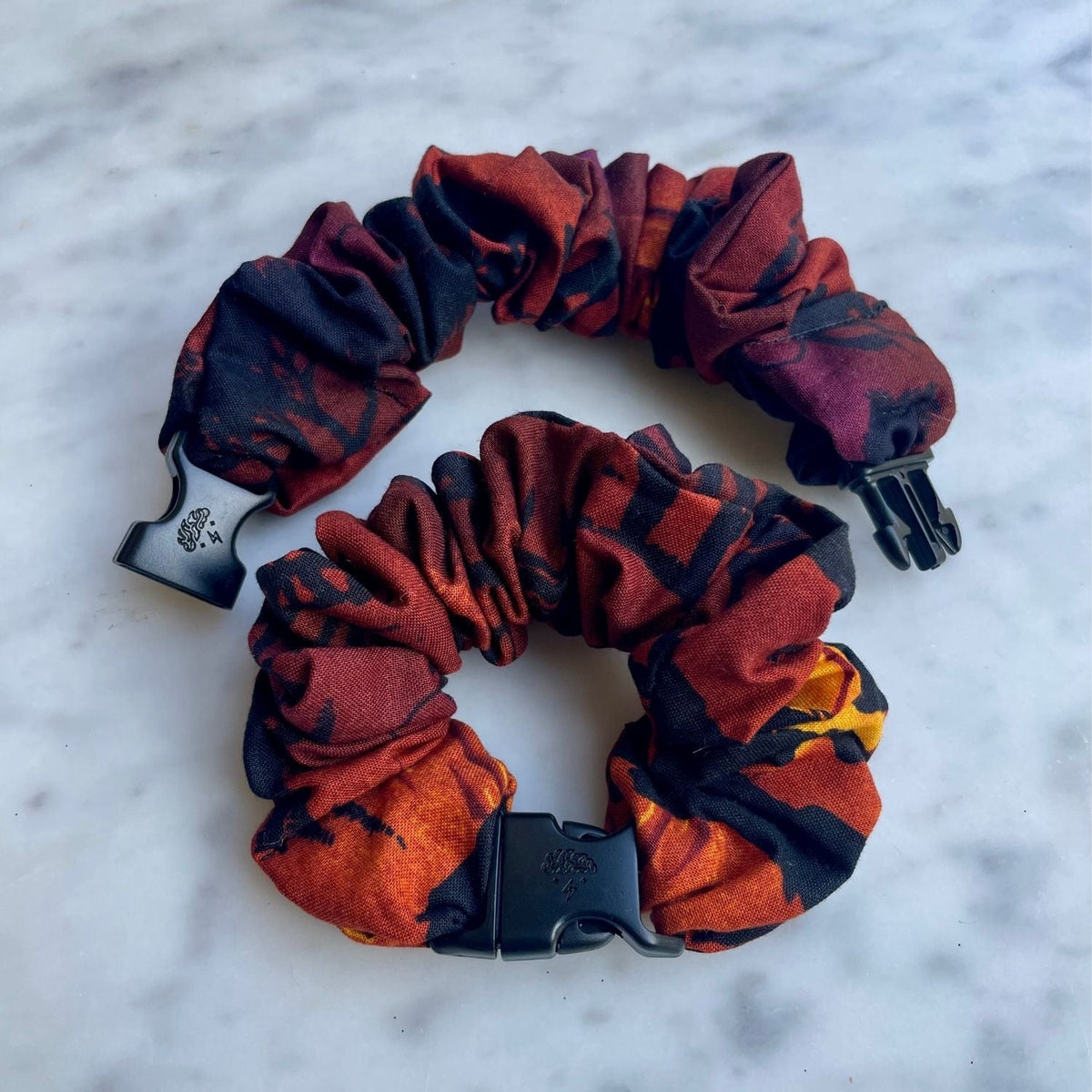 Cowboy Sunset Buckle Scrunchie - No Snagging, No Tangles