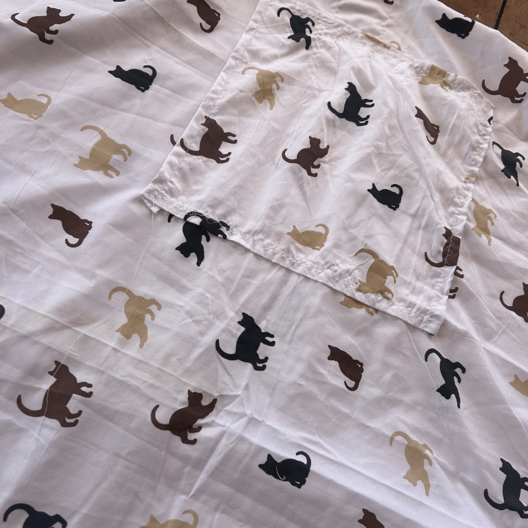 Upcycled Cat Print Jumpsuit by The Modern Alien, photo 5