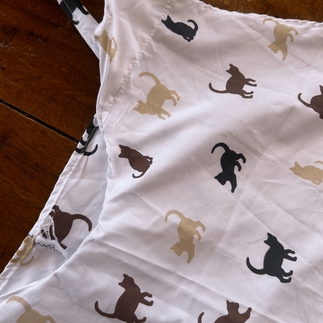Upcycled Cat Print Jumpsuit by The Modern Alien, photo 7