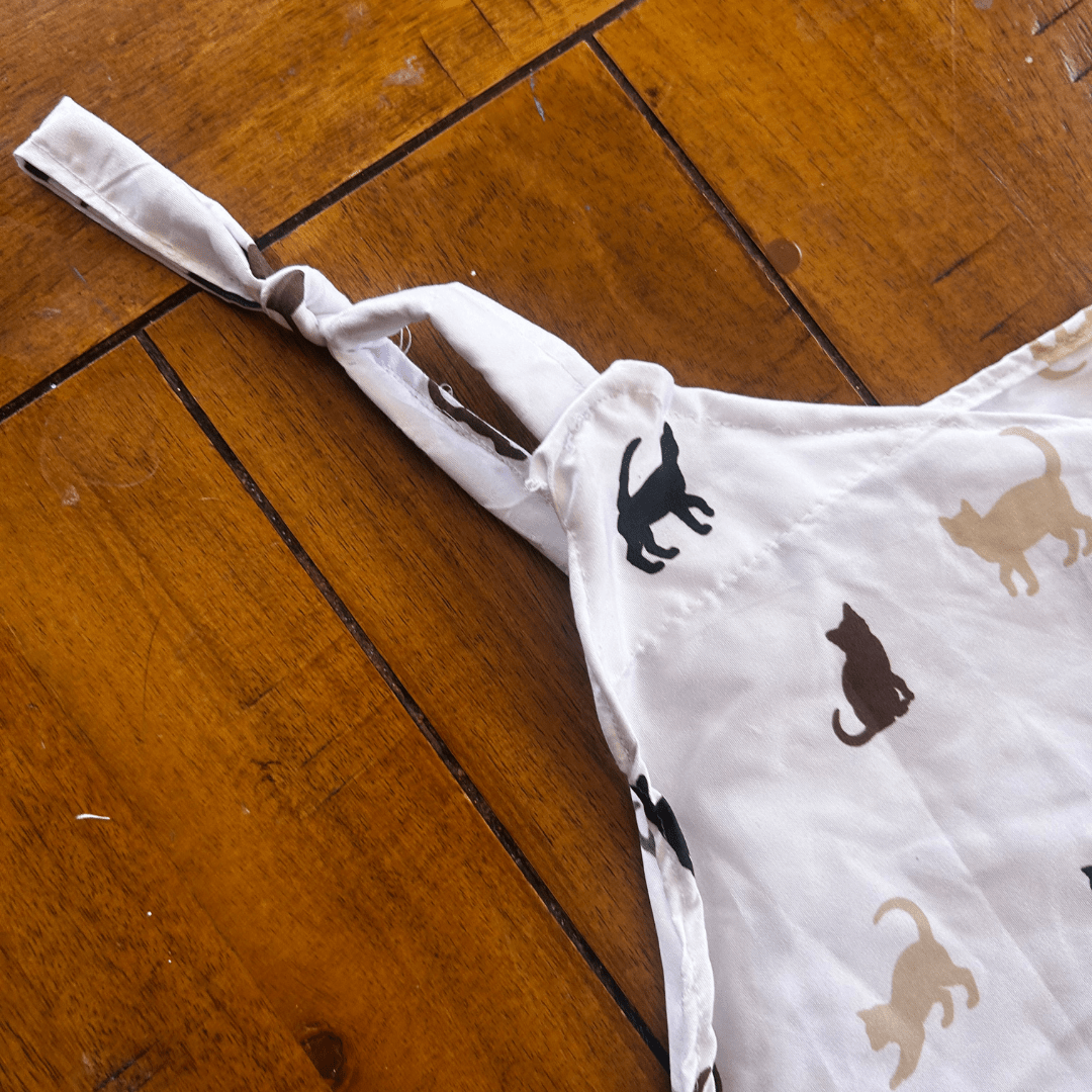 Upcycled Cat Print Jumpsuit by The Modern Alien, photo 6